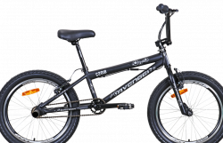 Велосипед Avenger C201B 20 BMX Черно-серый 2021 - фото