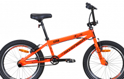 Велосипед Avenger C201B 20 BMX Оранжево-синий 2021 - фото