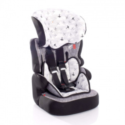 Автокресло Lorelli X-Drive Plus 9-36 кг 1/2/3 Dark Grey Airplane 2020 Темно-серое в самолетики - фото