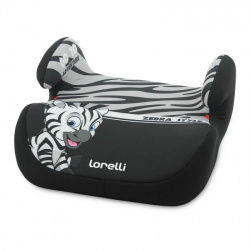 Автокресло бустер Lorelli Topo Comfort 15-36 кг Zebra Grey White 2020 Зебра - фото
