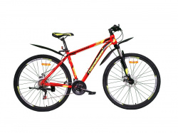 Велосипед Nameless S9400D 29 Красно-жёлтый 2021 - фото