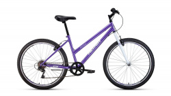 Велосипед Altair MTB HT 26 Low Фиолетово-белый 2021 - фото
