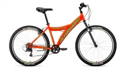 Велосипед Forward Dakota 26 1.0 Оранжево-зелёный 2021 - фото