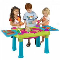 Стол для детского творчества и игры с водой и песком Keter Creative (79x56x50h) 17184058 - фото2