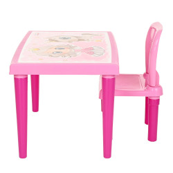 Набор Столик+1 стульчик Pilsan Pink Розовый 70х47х43,5см 03516 - фото2
