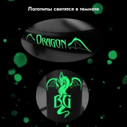 Детский трехколесный велосипед Bubago Dragon Горчичный Со съемной ручкой Складной BG 104-3 - фото2