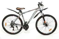 Велосипед Nameless S7200D 27.5 Серо-оранжевый 2022 - фото2