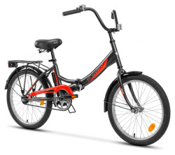 Велосипед Складной Aist Smart 20 1.1 Чёрно-красный - фото2