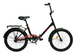 Велосипед Складной Aist Smart 24 1.1 Чёрно-красный 2022 - фото
