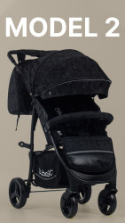 Детская прогулочная коляска Bubago Model 2 Dark Grey Графитовый BG106-1 - фото2