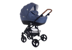 Универсальная коляска Lorelli Crysta 3в1 Denim Blue 2021 Синяя - фото2