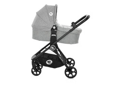 Детская модульная коляска Lorelli Patrizia 2в1 Light Grey Светло-серая - фото2