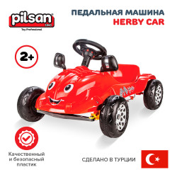 Педальная машина Pilsan Herby Car Red Красный 07302-Red - фото2