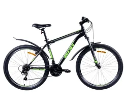 Велосипед Aist Quest 26 Чёрно-зелёный - фото