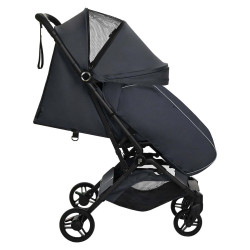 Коляска прогулочная Pituso Pera Graphite 5.7кг Рама carbon PU колёса X-33/Graphite - фото2