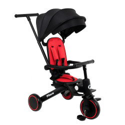 Велосипед трехколесный Pituso Leve Pro Red/Красный 2025 Складной Сиденье 360" 7.1 кг T8-Red - фото