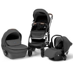 Детская коляска BubaGo Rosano 3 в 1 Тёмно-серый BG 164-2 - фото