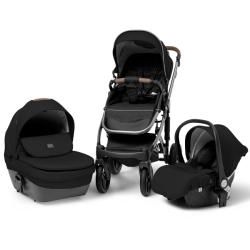 Детская коляска BubaGo Rosano 3 в 1 Чёрный BG 164-4 - фото