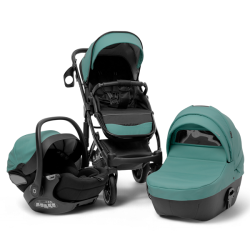 Детская коляска BubaGo Pellegrino 3 в 1 Зелёная BG 163-4 - фото