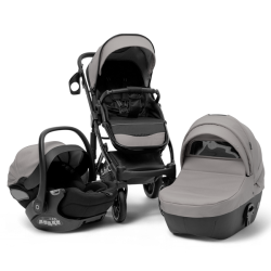 Детская коляска BubaGo Pellegrino 3 в 1 Серая BG 163-2 - фото