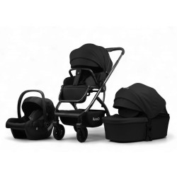 Коляска модульная Bubago Lotta Limited 3 в 1 Черный BG LTD 176-2 - фото