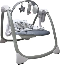 Электрокачели для новорожденных Bubago Mastela BG 197-2 Серый - фото