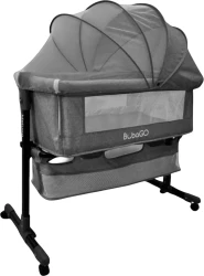 Кроватка трансформер BubaGo Meluna Темно-Серая BG 181-1 - фото