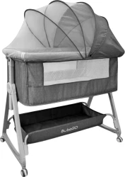 Детская кроватка Bubago Elva BG 183-1 Серый - фото