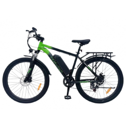 Электровелосипед Smart8 Mars Черно-зелёный - фото