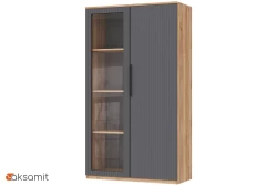 Набор мебели для детской Астория Дуб кастелло медовый / Графит софт - фото2